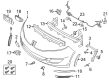 Lincoln MKZ Bumper Cover Diagram - DP5Z-17D957-ABPTM