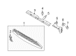 Ford Mustang Grille Diagram - AR3Z-8200-AB