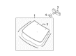 Ford Fusion Windshield Diagram - 9E5Z-5403100-A