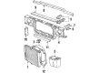 Ford Country Squire Air Deflector Diagram - D9AZ8349A