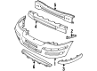 Ford Windstar Bumper Cover Diagram - 1F2Z-17D957-KAA