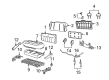 Ford Freestar Seat Covers Diagram - 3F2Z-1763804-CAC
