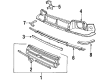 Ford Tempo Emblem Diagram - E83Z5442528B