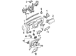Ford Escort Dash Panel Vent Portion Covers Diagram - XS4Z-19B893-AED