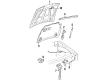 Mercury Mountaineer Hood Diagram - F87Z-16612-BA
