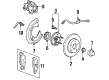 Ford Taurus Backing Plate Diagram - F5OY-2C028-A