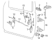 Ford Explorer Sport Door Hinge Diagram - 1L5Z-1022800-AA