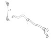 Lincoln Nautilus Sway Bars Diagram - PZ1Z-5482-C