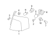 Ford Focus Light Socket Diagram - BM5Z-13411-A