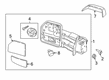 Ford F-150 Car Mirror Diagram - FL3Z-17K707-F