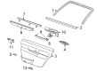 Lincoln Town Car Weather Strip Diagram - 3W1Z-54246A35-AA