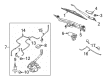 Ford Taurus X Windshield Washer Fluid Reservoir Diagram - AA8Z-17618-A