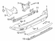 Ford Transit Connect Bumper Cover Diagram - KT1Z-17906-SJ