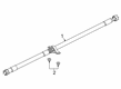 Ford Escape Drive Shaft Diagram - LX6Z-4R602-Z
