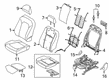 Ford F-250 Super Duty Seat Heater Diagram - JL3Z-14D696-J