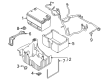 Ford F-250 Super Duty Battery Tray Diagram - PC3Z-10732-A