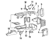 Ford Bronco Heater Core Diagram - H2MZ-18476-E