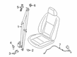 Ford Transit Connect Seat Belt Diagram - KT1Z-17611B08-AB