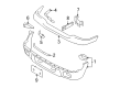 Ford Ranger Bumper Cover Diagram - 4L5Z-17626-AAA