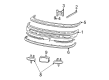Ford F-150 License Plate Diagram - F65Z-17A385-AA
