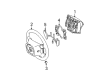 Mercury Sable Steering Wheel Diagram - YF4Z-3600-CDP