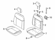 Ford Ranger Seat Covers Diagram - LB3Z-2160080-CA