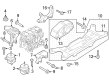 Ford Mustang Engine Mount Bracket Diagram - PR3Z-6031-A