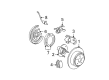 Ford Parking Brake Shoes Diagram - 6L1Z-2A753-A