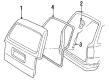 Ford Aerostar Trunk Lid Latch Diagram - F49Z-1143150-A