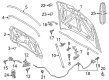 Ford Taurus Hood Release Cable Diagram - AA5Z-16916-A