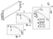 Ford Police Interceptor Utility Automatic Transmission Oil Cooler Line Diagram - DB5Z-7R081-T