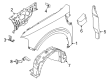 Ford Maverick Wheelhouse Diagram - NZ6Z-16102-B