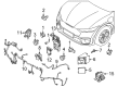 Ford E-Transit Parking Assist Sensor Diagram - JU5Z15K859ACPTM