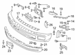 Ford Bumper Diagram - HC3Z-17757-F