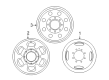 Ford F-350 Super Duty Spare Wheel Diagram - F81Z-1015-AA