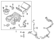 Ford Transit-150 Heater Core Diagram - BK3Z-18476-D