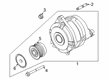 Ford Explorer Alternator Diagram - L1MZ-10346-A