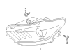 Ford Mustang Headlight Diagram - JR3Z-13008-F