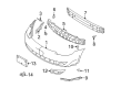Ford Taurus Bumper Cover Diagram - 8G1Z-17D957-AAPTM