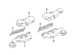 Lincoln LS Exhaust Heat Shield Diagram - XW4Z-9A462-AB