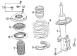 Ford Maverick Strut Housing Diagram - NZ6Z-18124-J