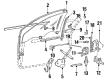 Ford Thunderbird Power Window Switch Diagram - E9SZ-14529-B