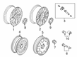 Lincoln Aviator Wheel Cover Diagram - LC5Z-1130-A