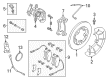 Ford Backing Plate Diagram - BK3Z-2C028-B