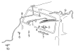 Ford Flex Windshield Washer Nozzle Diagram - 2L2Z-17603-AA