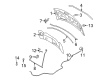 Lincoln MKX Hood Diagram - 7A1Z-16612-A