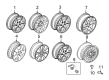 Mercury Mountaineer Spare Wheel Diagram - 1L2Z-1007-CA