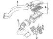 Ford F-250 HD Air Duct Diagram - F6TZ-9B659-AD