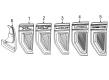 Ford Maverick Mud Flaps Diagram - NZ6Z-16A550-AA