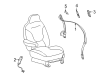 Lincoln Blackwood Seat Belt Diagram - 2L3Z-16611B68-BAA